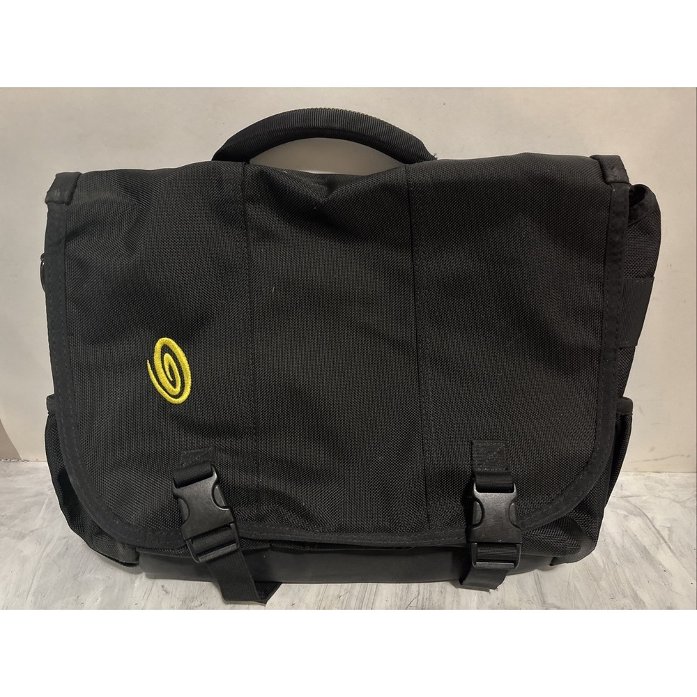 Timbuk2 Black Messenger Bag 17x12 Nylon Crossbody No Strap Mens